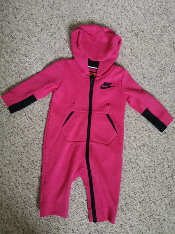 pink nike onesie